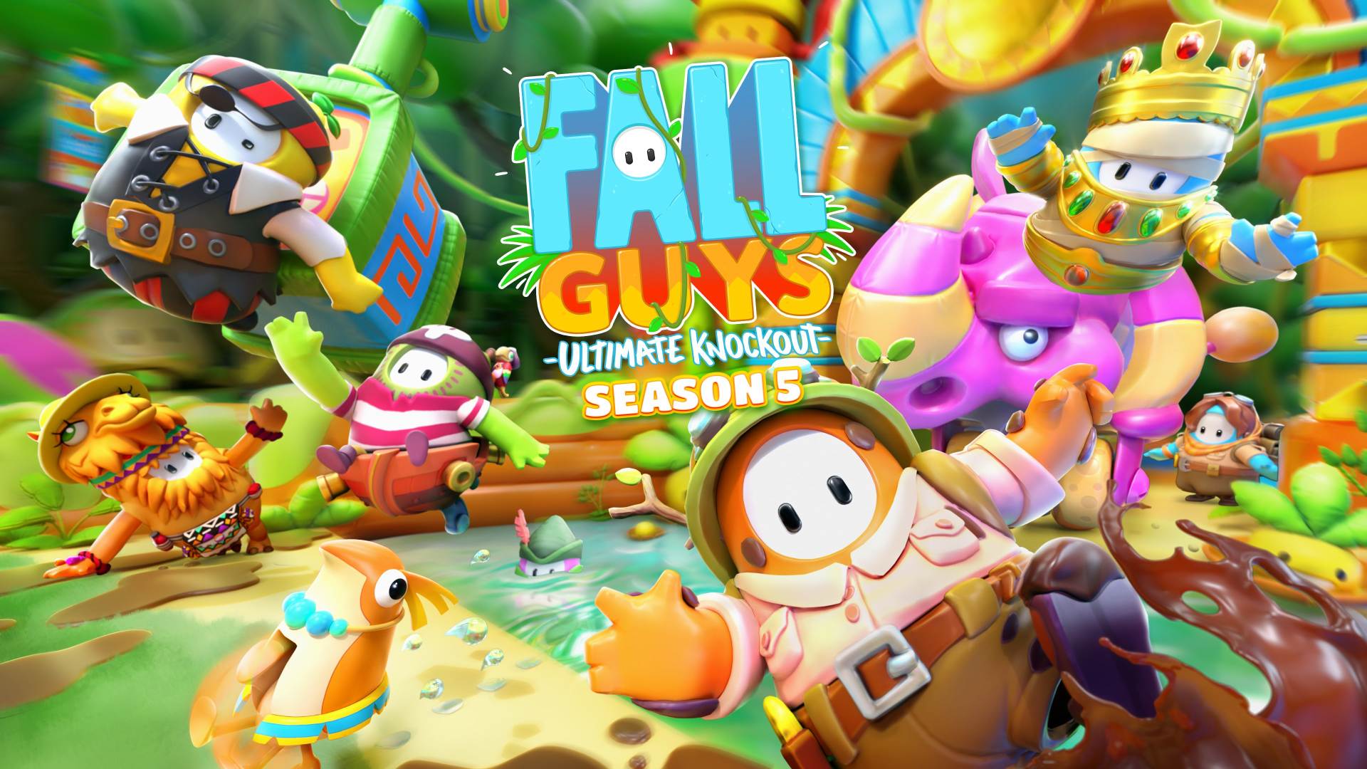Fall Guys Season 5 will set off for a Jungle Adventure