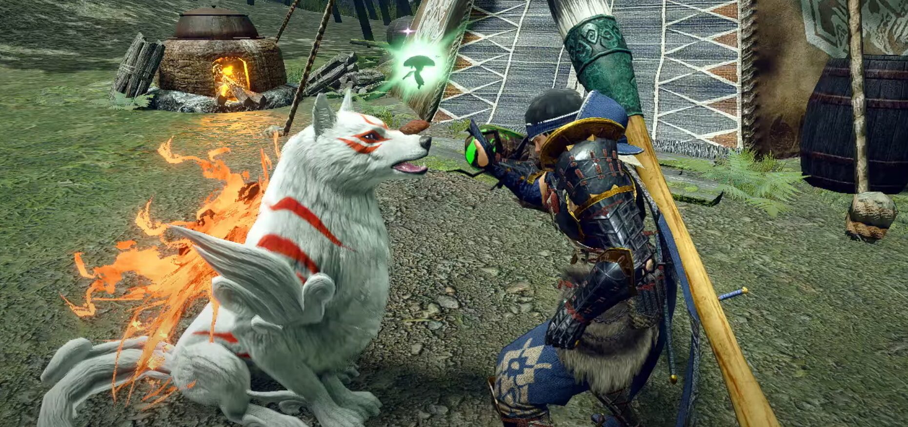 Capcom is doing an Okami crossover with Monster Hunter Rise