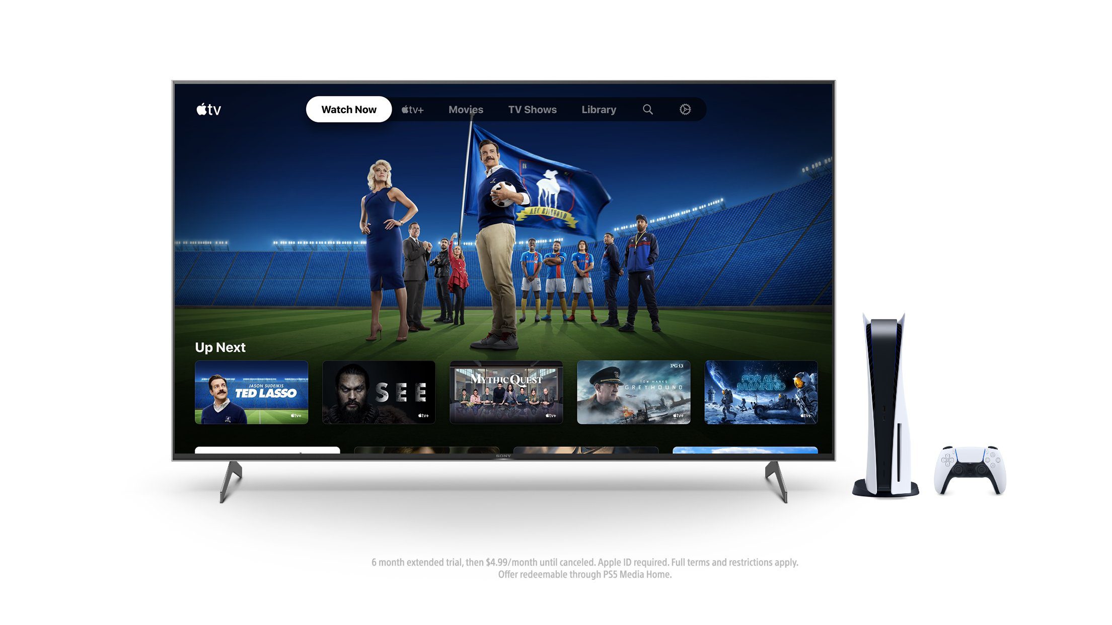 PlayStation 5 owners can get a six-month trial of Apple TV+