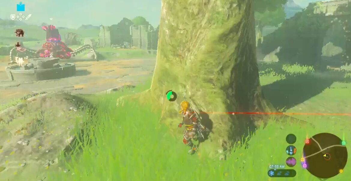 This clip from an early playthrough of Zelda: Breath of the Wild is so relatable