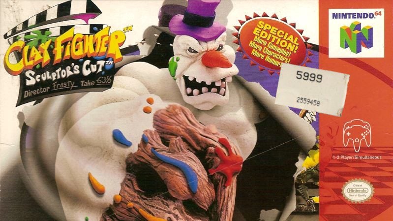 ClayFighter Sculptor's Cut would probably be funny to your offensive uncle