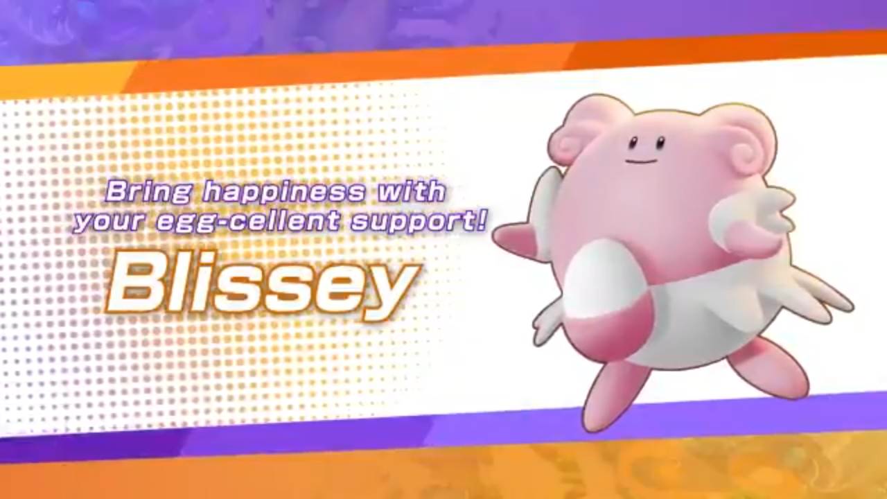 Blissey is joining the roster of Pokemon Unite
