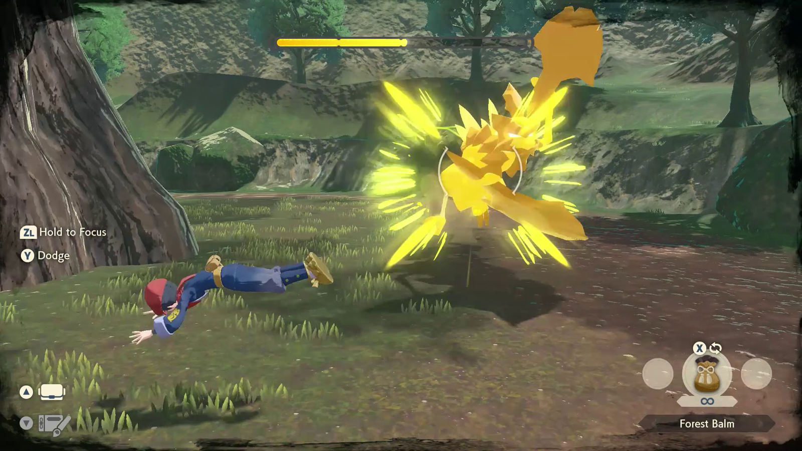 Pokemon Legends: Arceus shows off a fight with noble Pokemon Kleavor