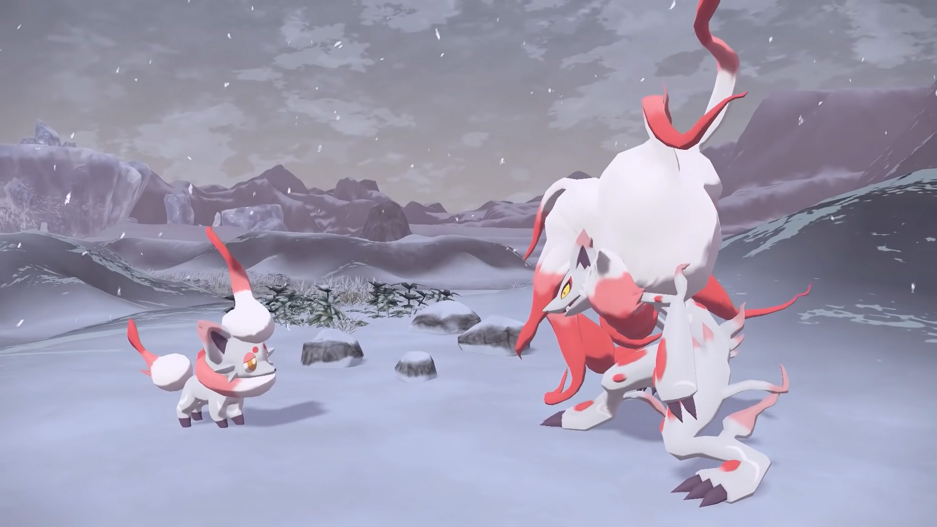 Hisuian Zorua and Zoroark revealed in restored Pokemon Legends: Arceus video