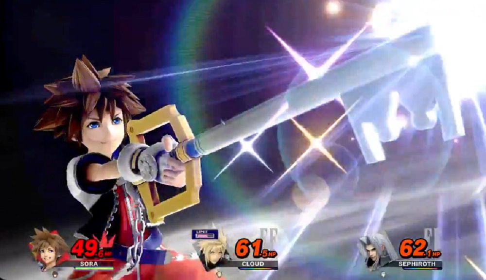 Here is Sora's Final Smash in Super Smash Bros. Ultimate, 'Sealing the Keyhole'