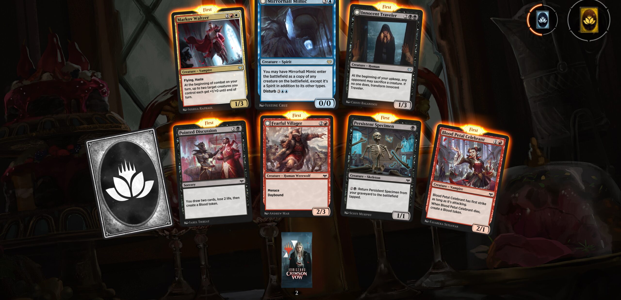 Magic: Arena just launched the Crimson Vow set, here's a new free pack code