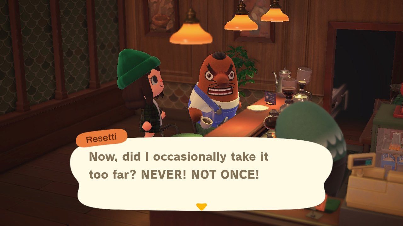 Mr. Resetti has a new outlook on resetting in Animal Crossing: New Horizons 2.0