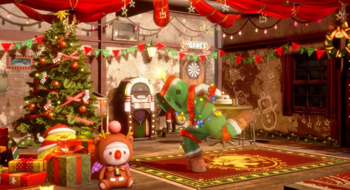 Enjoy the Holidays with the capitalist dogs of Shinra in FFVII: The First Soldier