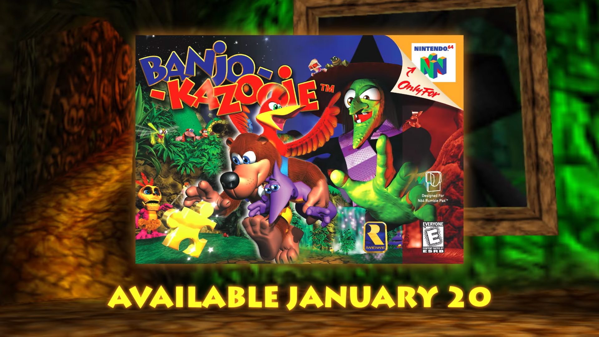 N64 classic Banjo-Kazooie joins Nintendo Switch Online this week