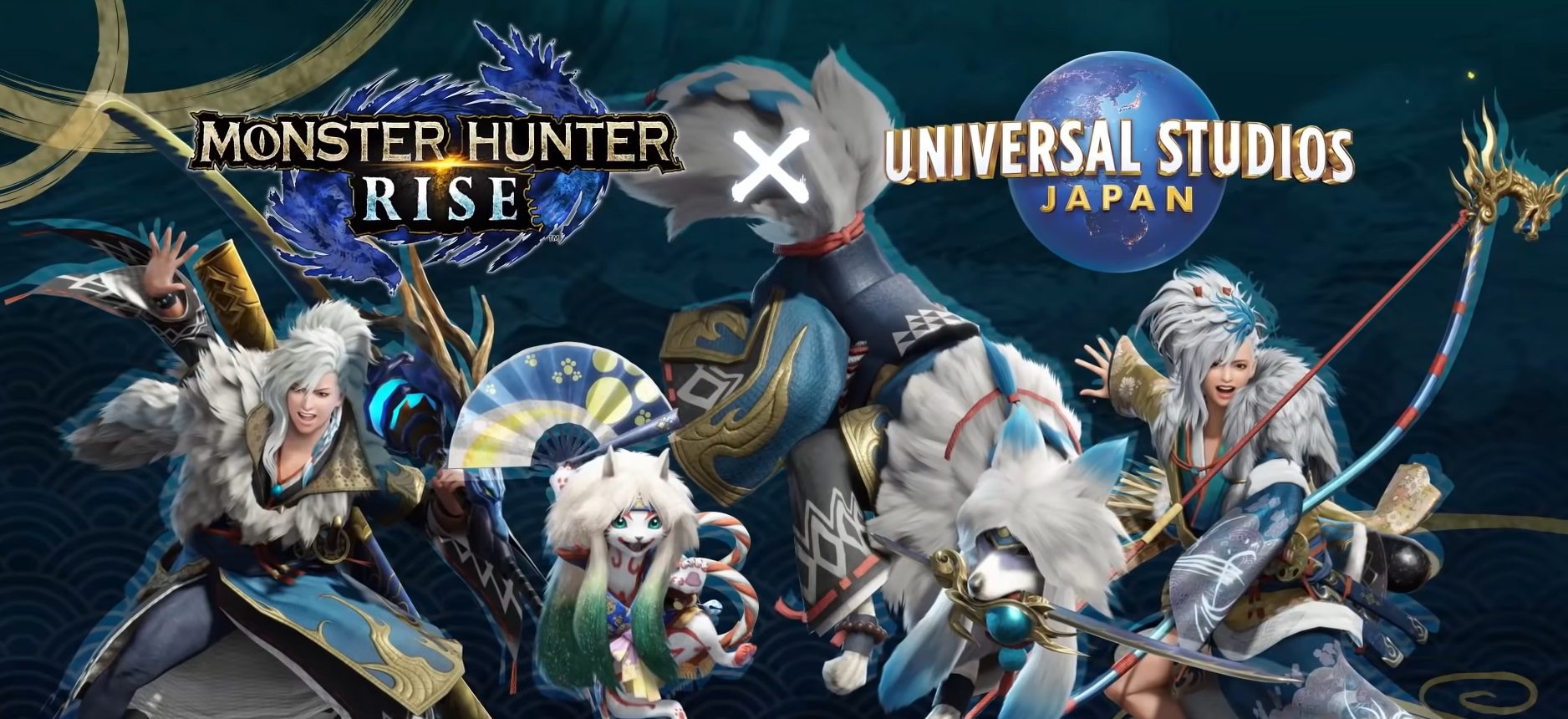 A Monster Hunter Rise Universal Studios collab with free stuff? Sure I'll take it