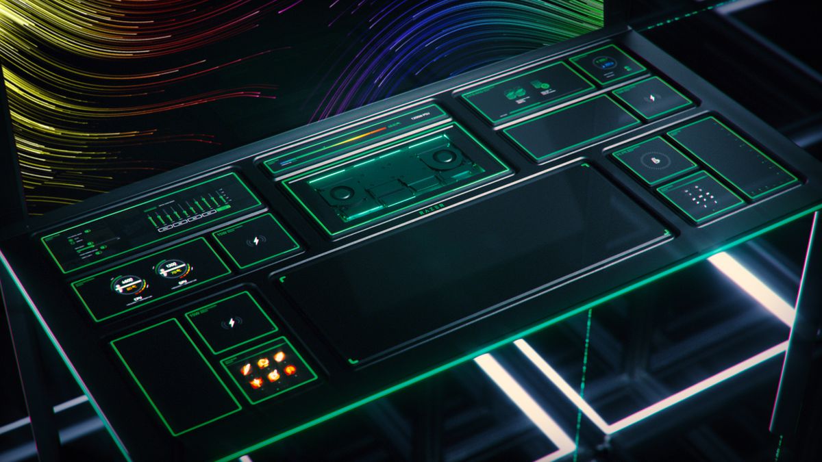 Razer's smart desk prototype is straight out of science fiction