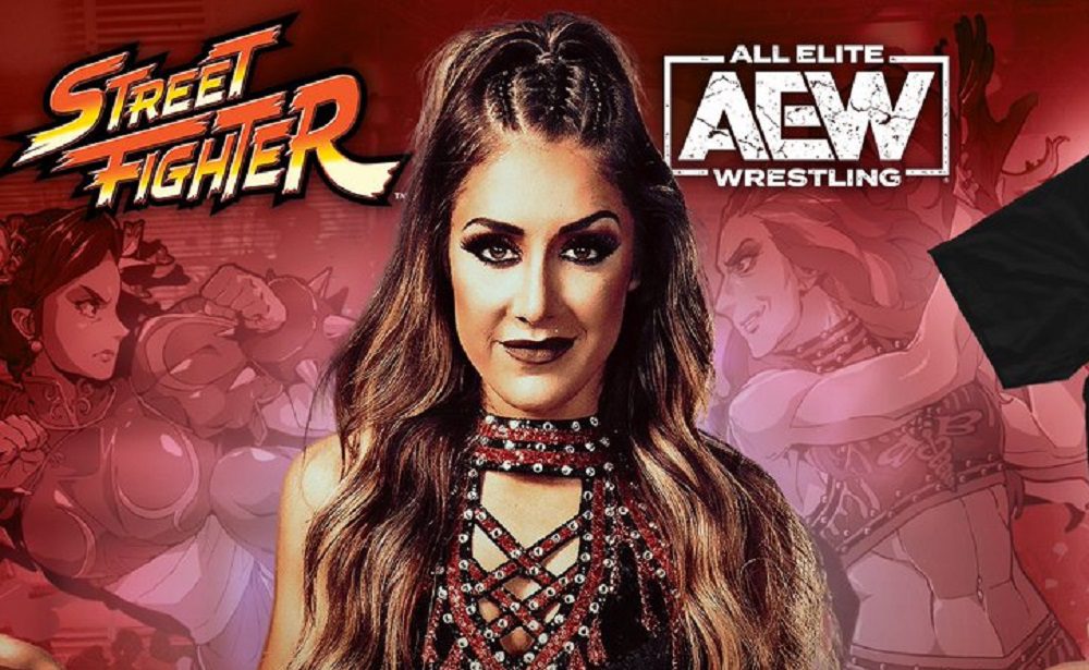 Street Fighter x AEW shirts feature Danielson, Chun-Li, Britt Baker, and more