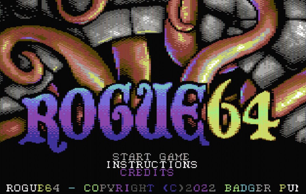 Rogue64 is a new fantasy roguelike for Commodore 64