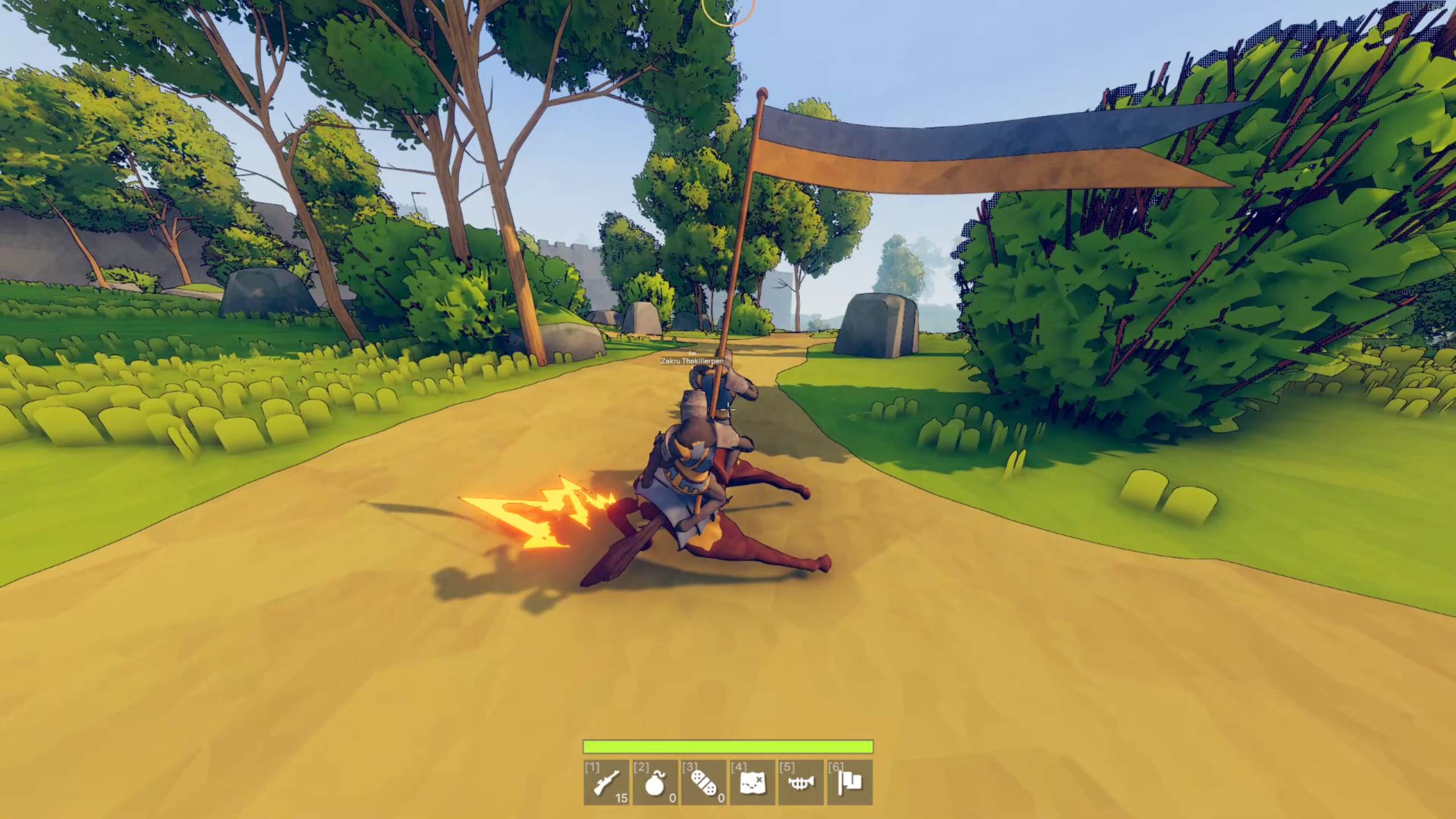 Knightfall has drifting horses and daring knights, and it's free today