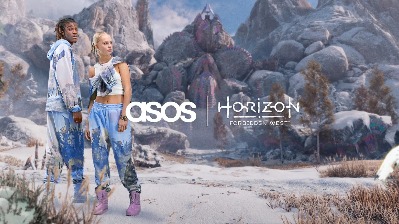 Guerrilla teamed up with ASOS for a Horizon: Forbidden West loungewear collection