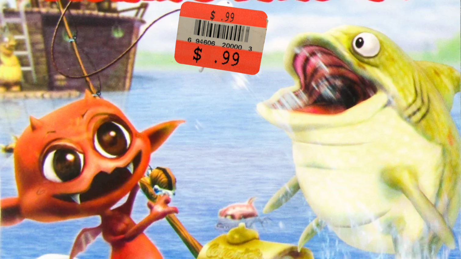 Cocoto Fishing Master for PS2 has the happiest fish