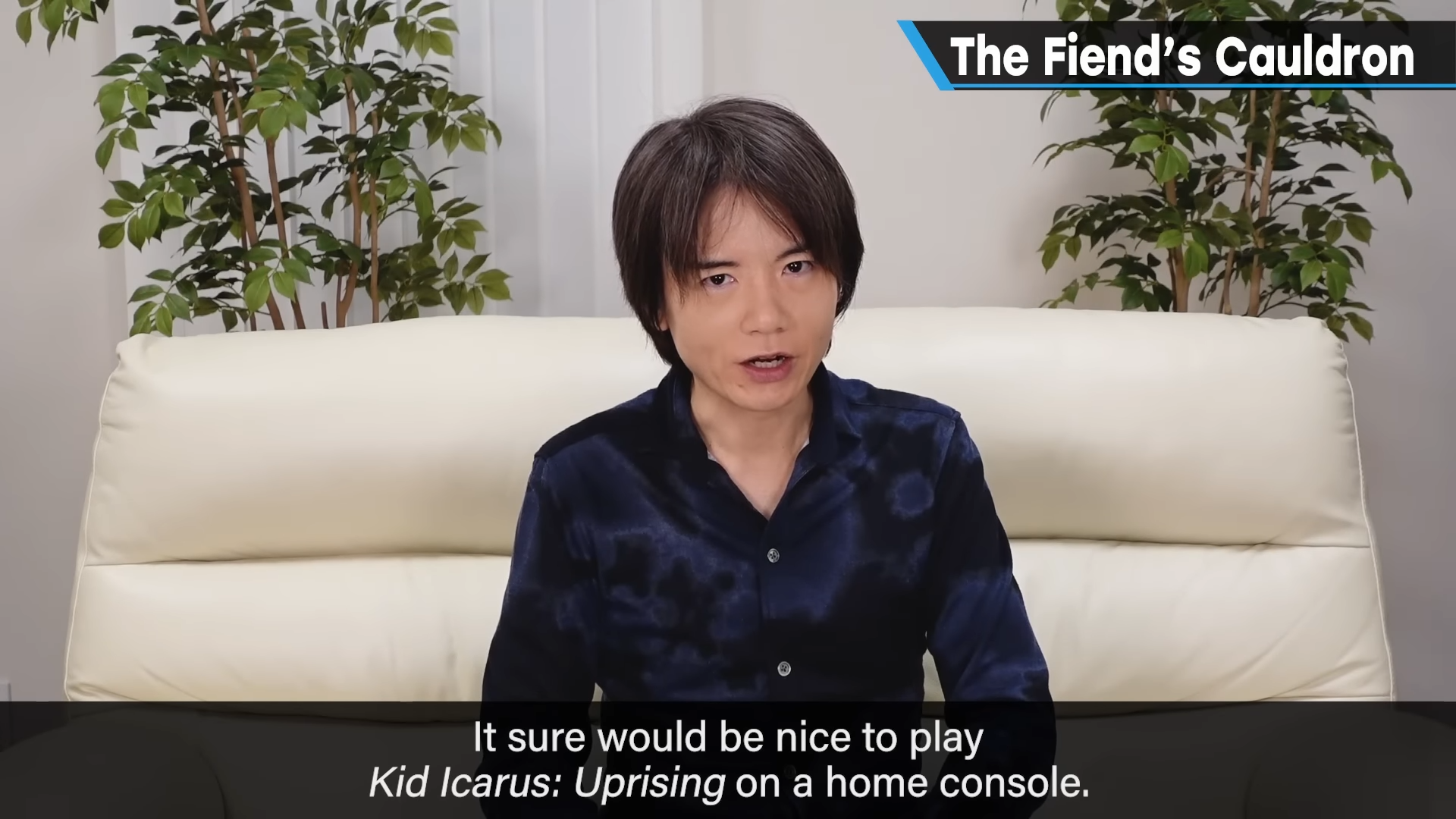 Sakurai coyly asks for a Kid Icarus: Uprising console port - and he's completely justified