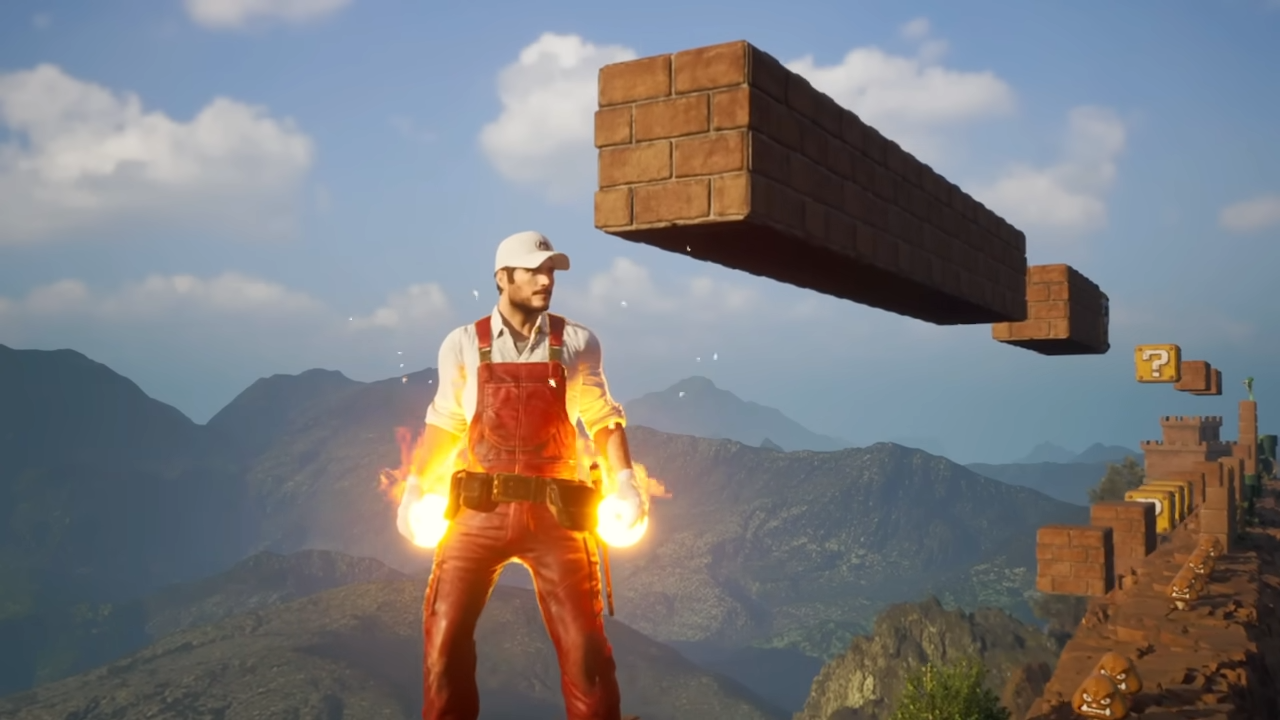 This fan remake of Super Mario Bros. featuring Chris Pratt is unreal