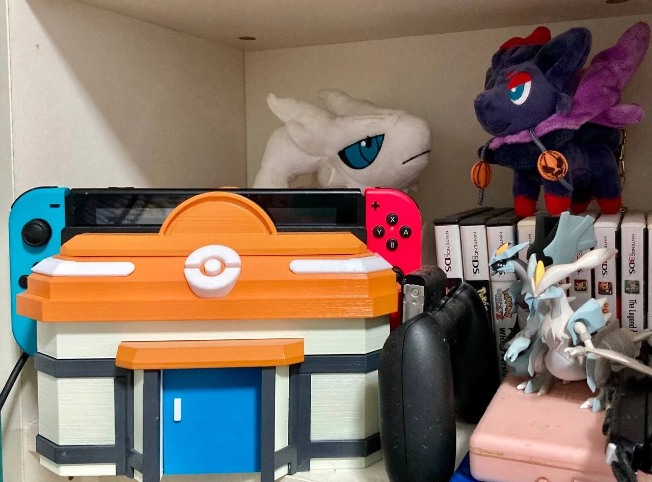 This fan made Sinnoh Pokecenter Switch dock is lovely