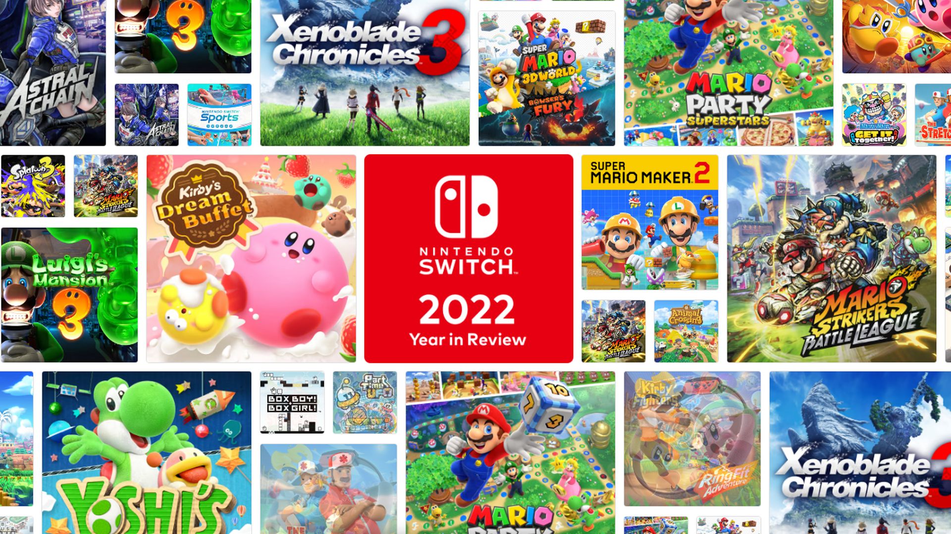 The Nintendo Switch 2022 Year in Review site is live