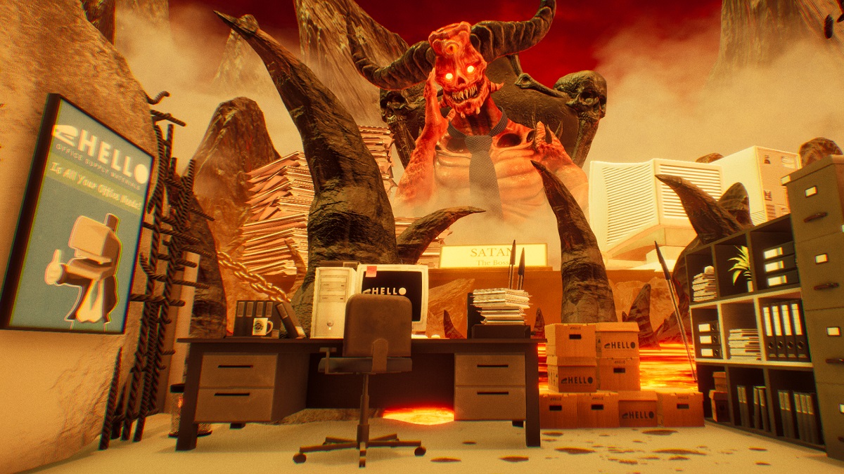 Hell of an Office rocket-jumps to Steam Early Access March 14