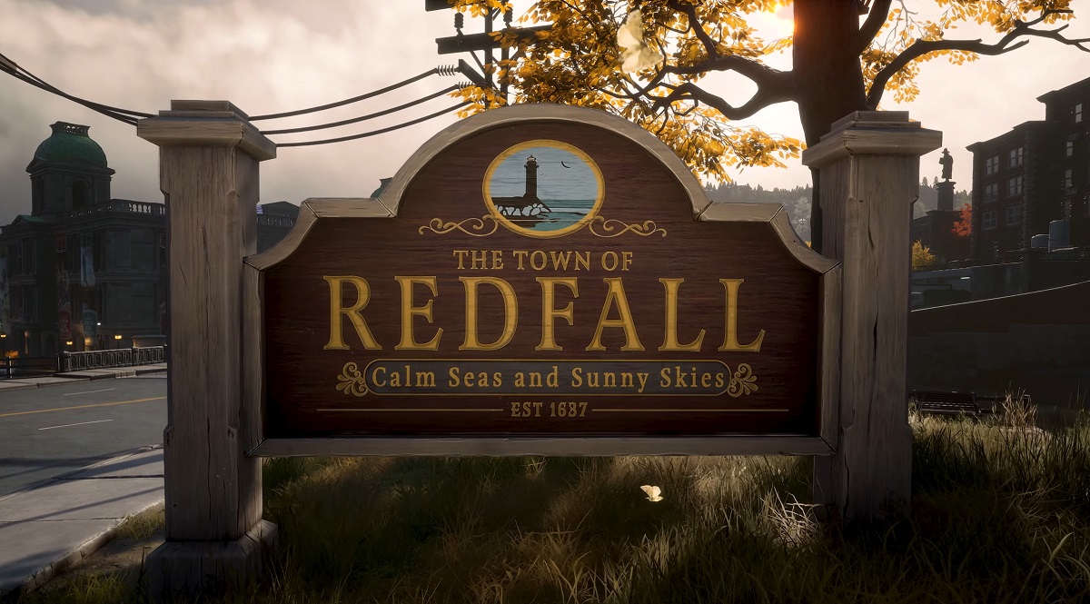 Visit the scenic, and somewhat crimson, town of Redfall