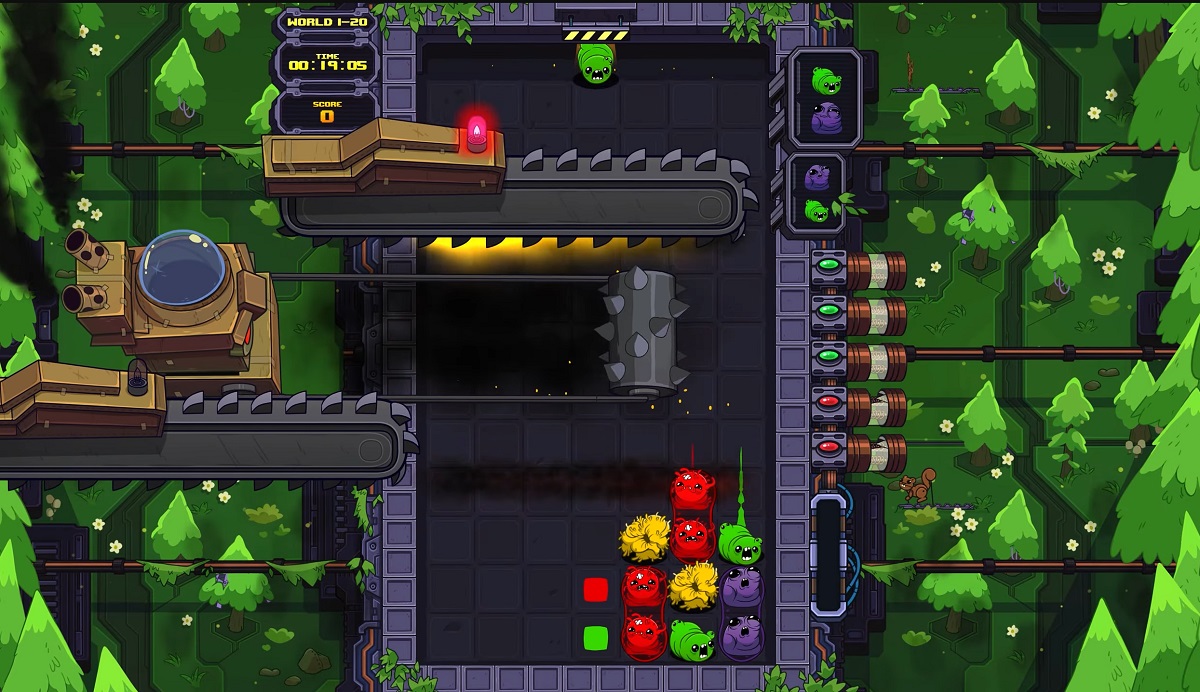 Dr. Fetus' Mean Meat Machine is a Super Meat Boy match puzzler