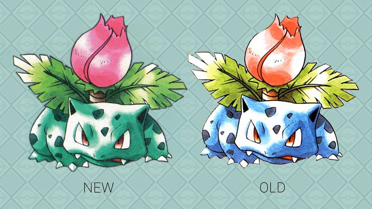 Better versions of the Ken Sugimori Pokémon artwork getting disseminated in the West