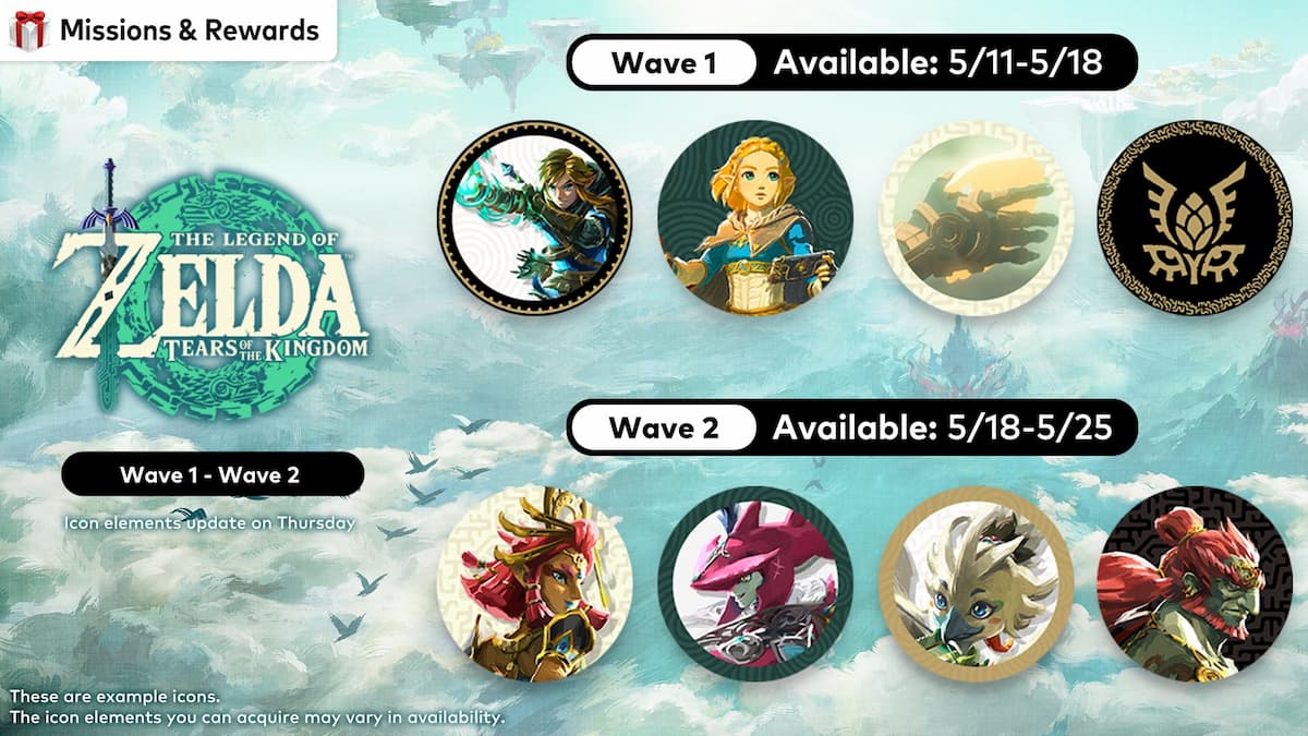 Tears of the Kingdom Switch icons are available for a few more days