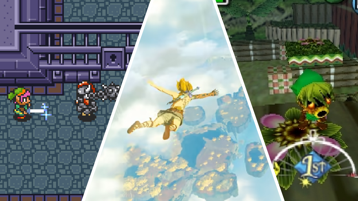 All mainline Zelda games in order of release date