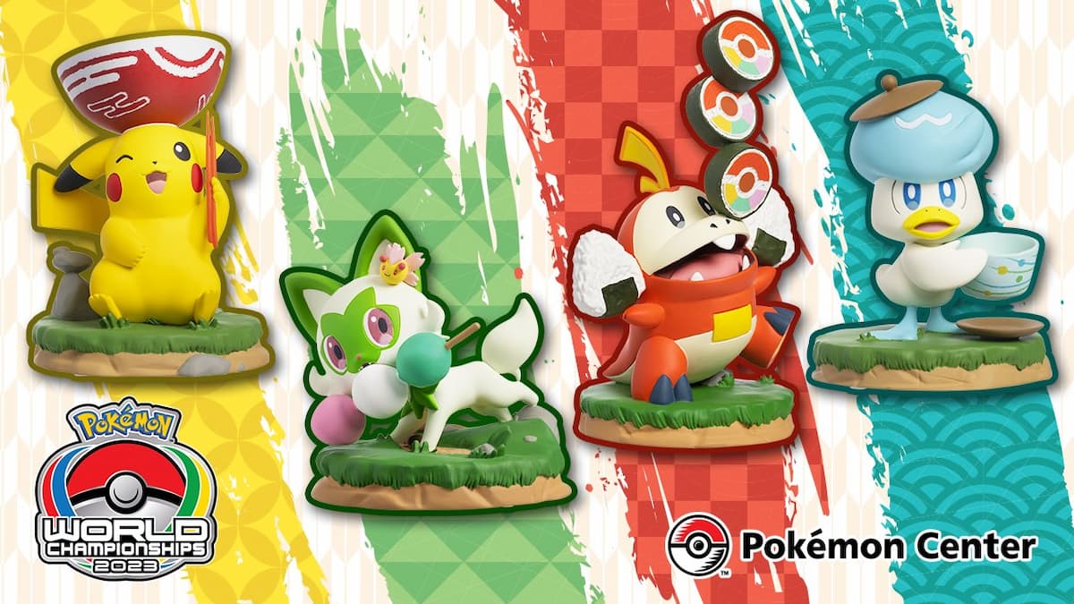 If you're going to the 2023 Pokemon World Championships, you can snag these exclusive figures