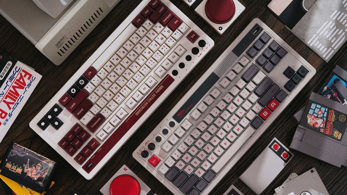 8BitDo's Mechanical Retro Keyboard is the keyboard I want to be buried with