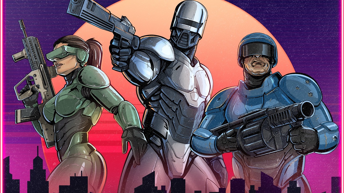 Dual-stick retrowave action game Mega City Police out now