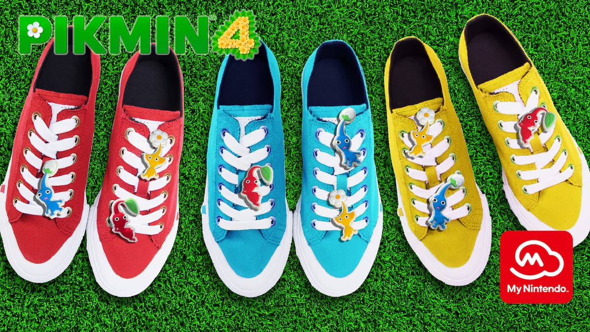 Pikmin 4 just got more My Nintendo rewards: Shoe charms and towels