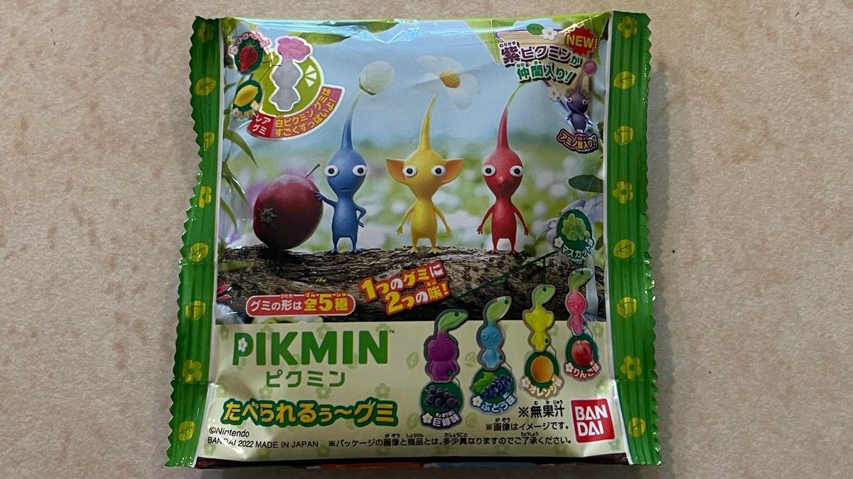 We tried Nintendo's Pikmin gummies, and they're distressingly good