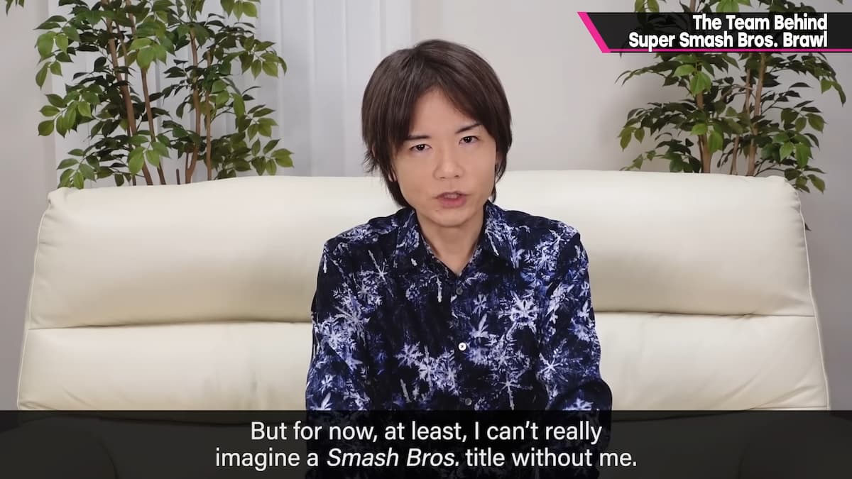 Sakurai says he has no current Smash Bros. successor, "can't imagine" another entry without him