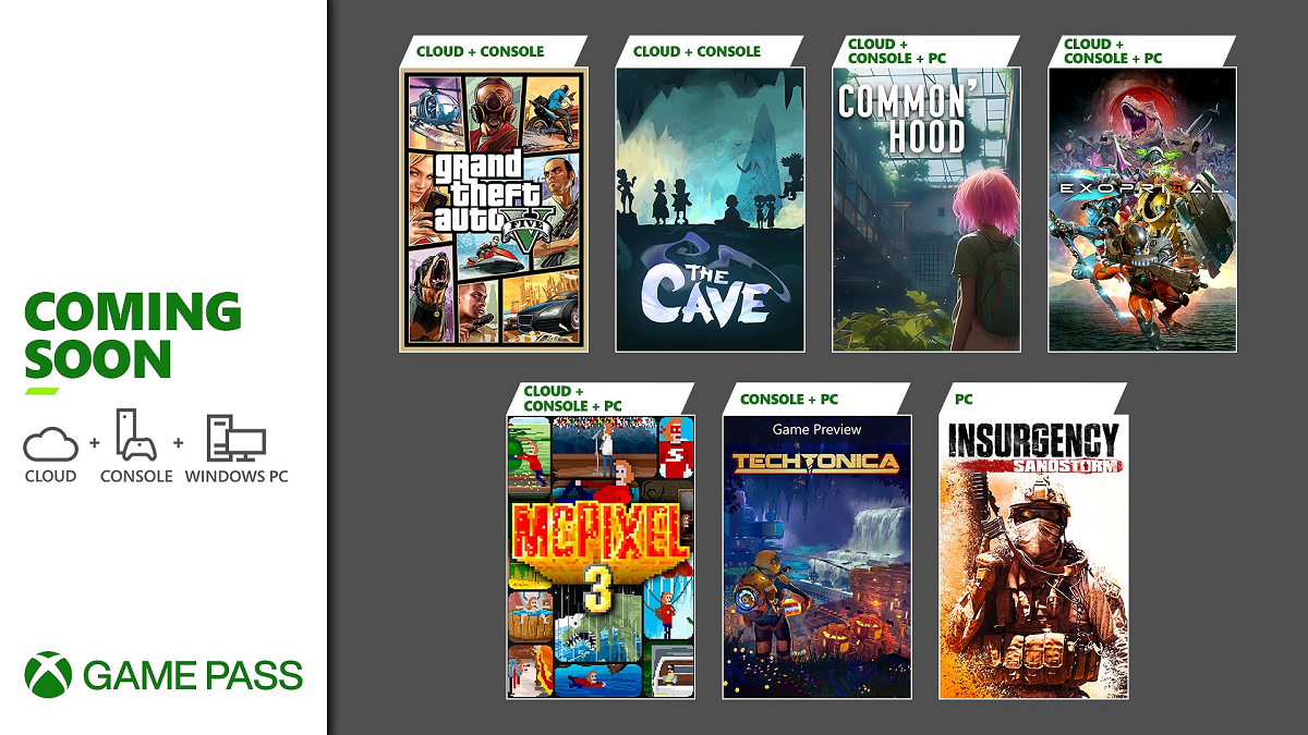Xbox Game Pass for July adds GTA V, Exoprimal and more