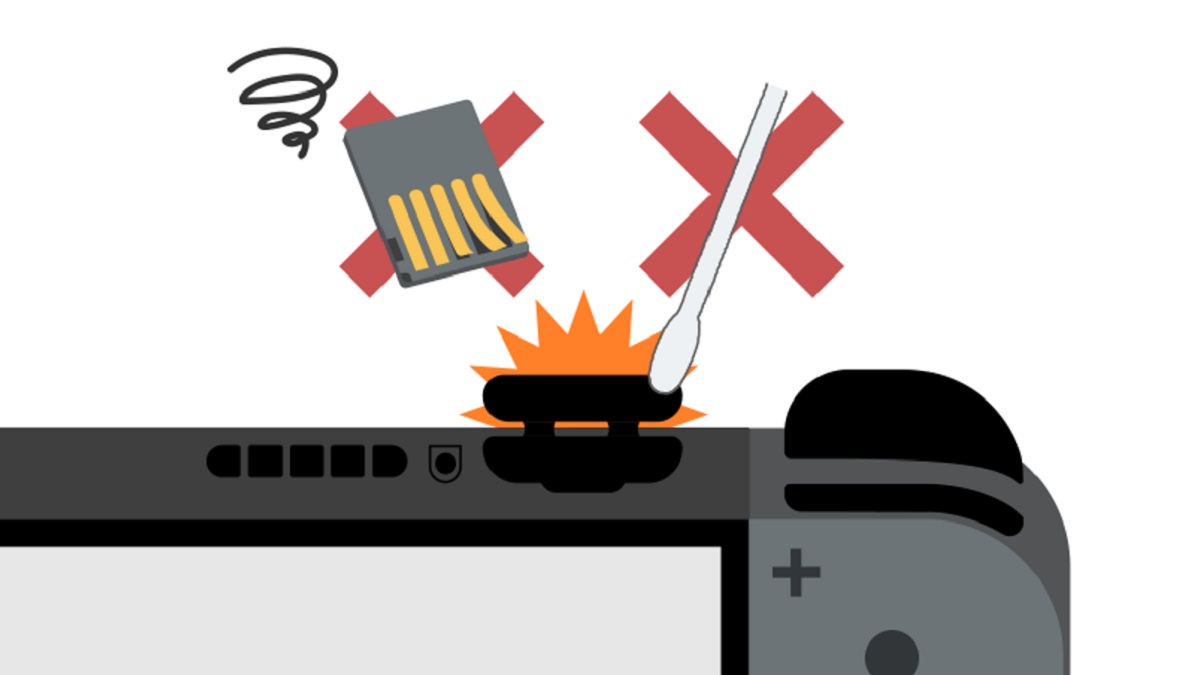 Nintendo doesn't want you blowing into your Switch like it's the '90s