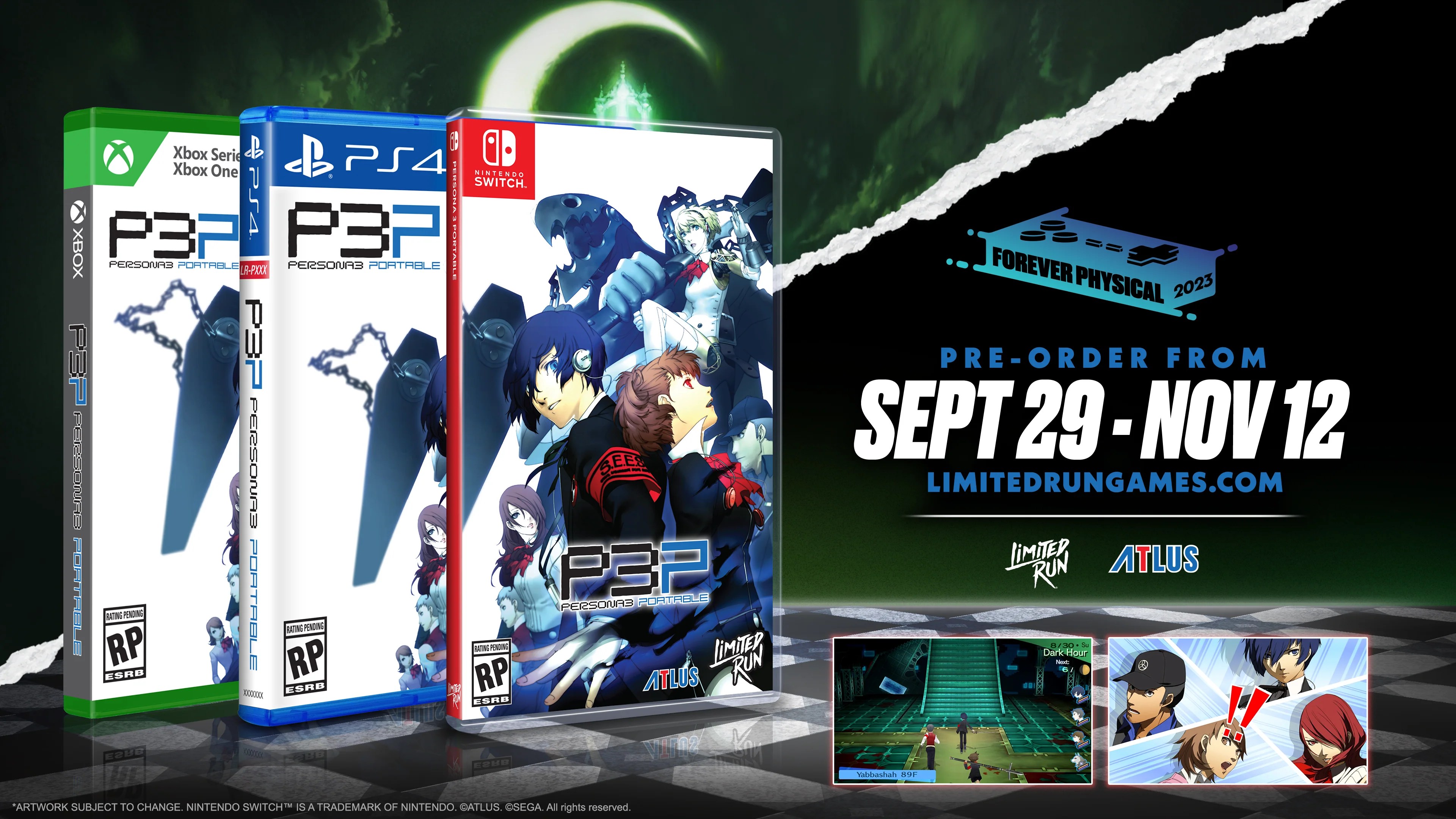 Persona 3 Portable is getting a really nice Limited Run edition that includes an Evoker replica