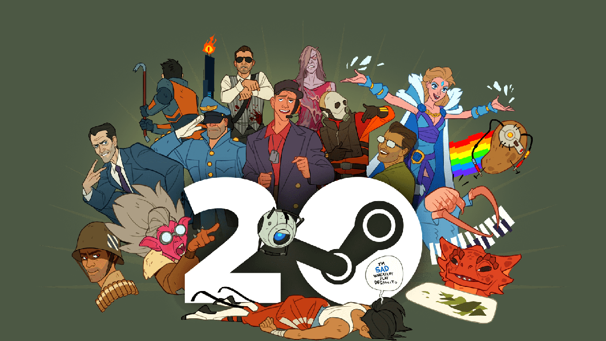 Valve is hosting a Steam sale for the storefront's 20th birthday