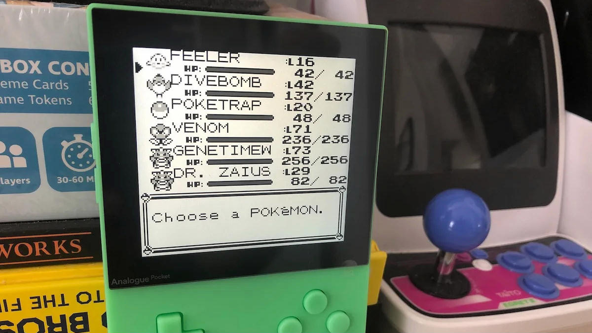 I popped in my Pokémon Red cart after 25 years, let's all judge my Elite 4 lineup