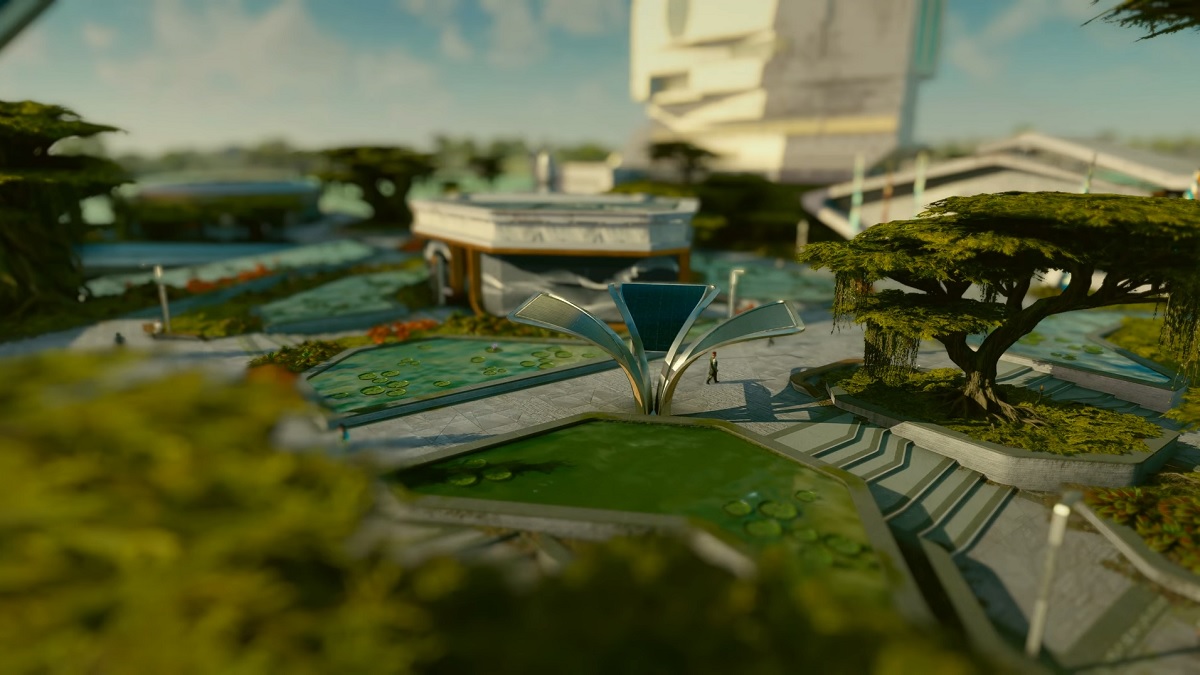 Starfield through a tilt shift lens makes the game look adorably miniature