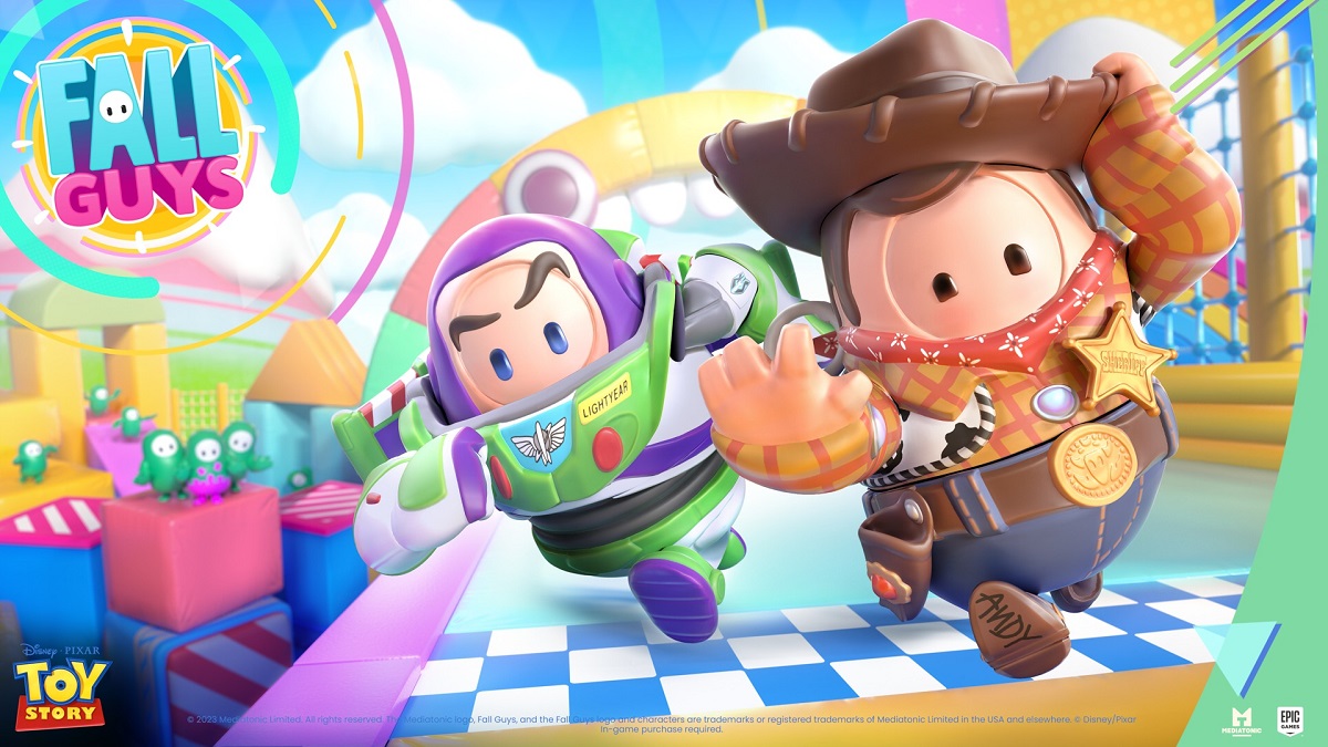 Toy Story's Buzz and Woody head to Fall Guys this week
