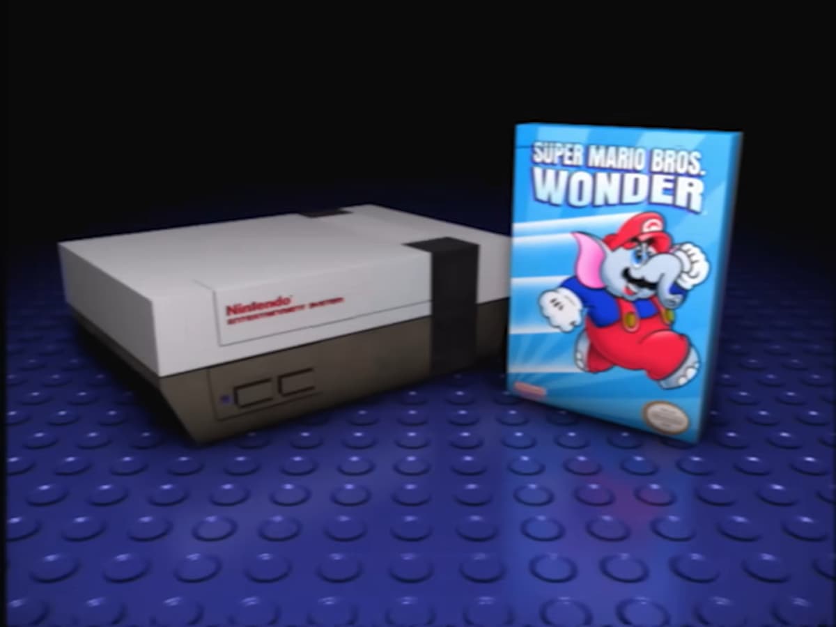 This fan-made retro-fied Mario Wonder commercial is lovely