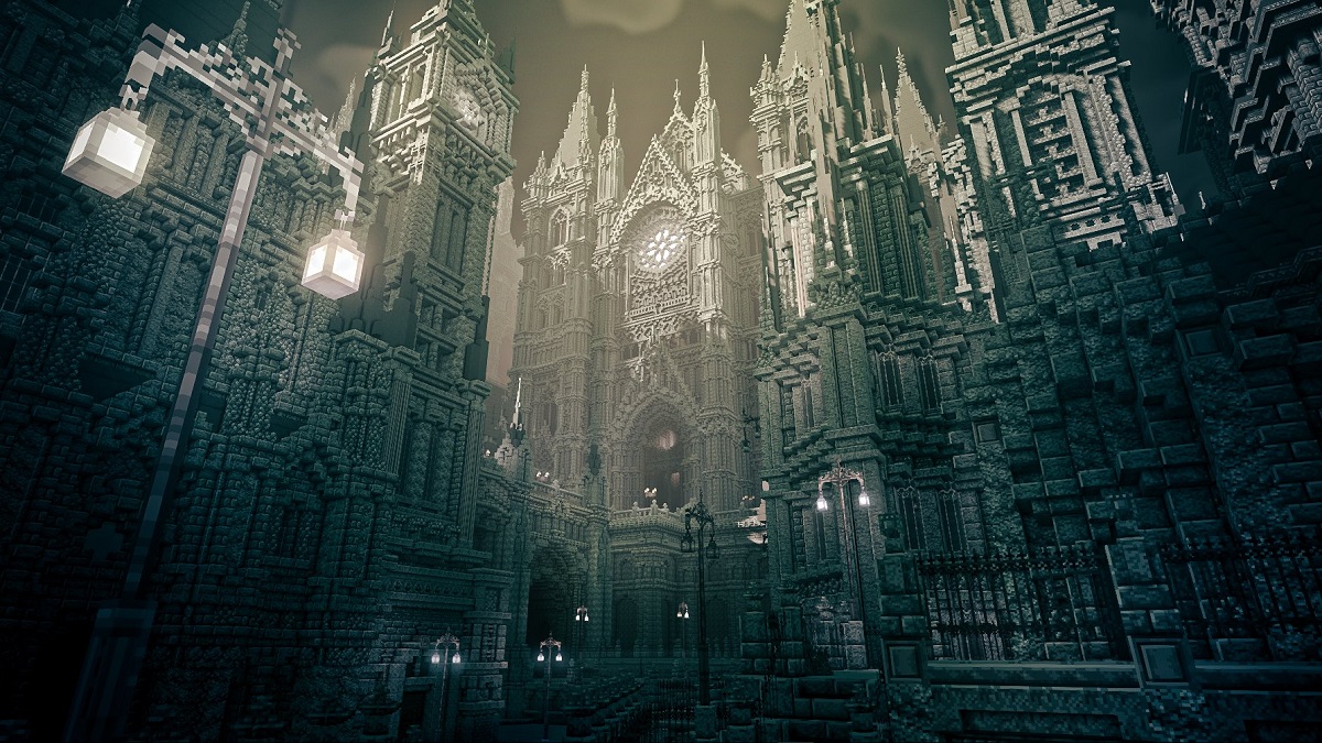 Bloodborne recreated in Minecraft is all kinds of blocky awesome