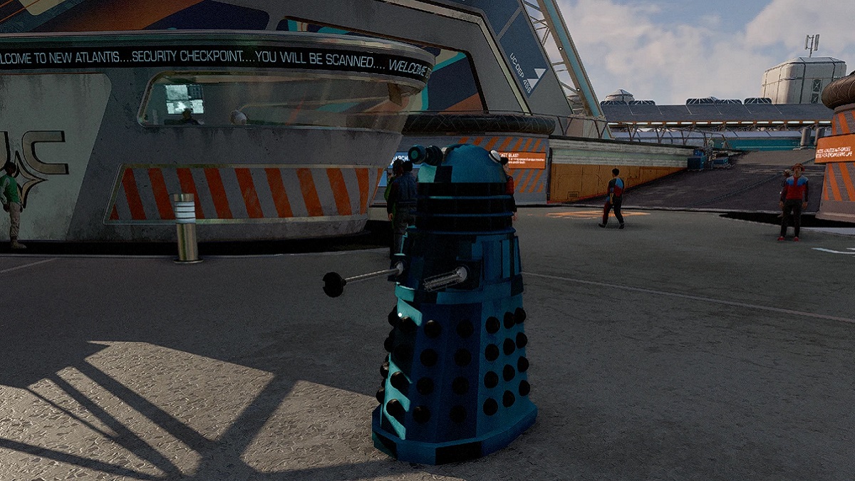 Starfield meets Doctor Who in this Dalek mod