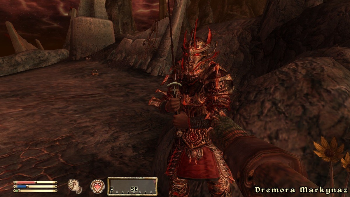 Oblivion, Steam Deck, and two virtual fists are the perfect match