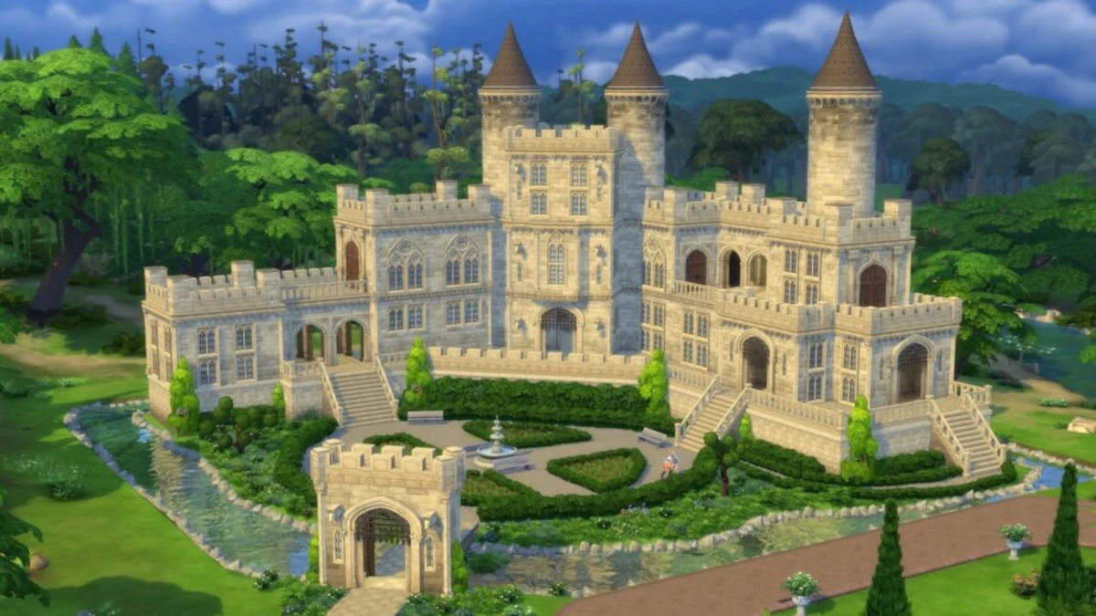 Sims 4 Castle Estate Kit leaks on the EA app