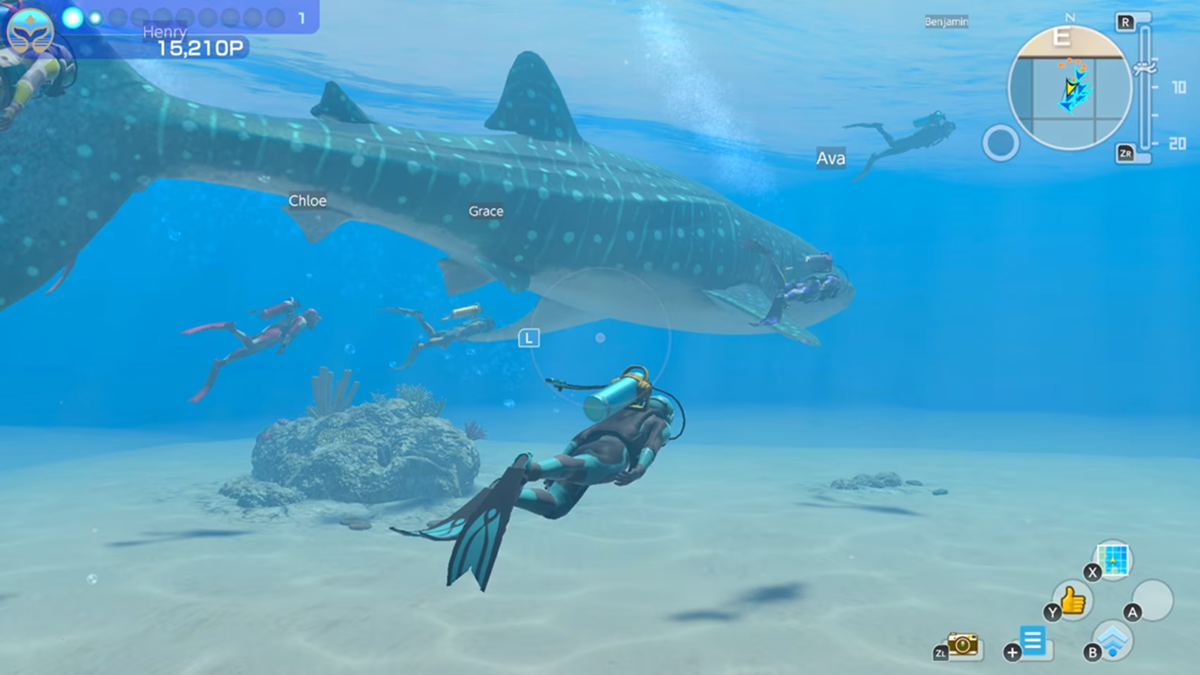Endless Ocean Luminous lets up to 30 players scuba together on Nintendo Switch this May