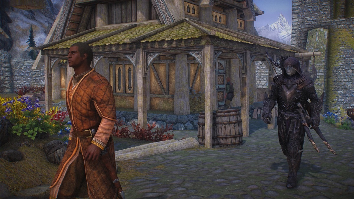 Finally, a Skyrim mod that lets you match NPC speeds when you follow them